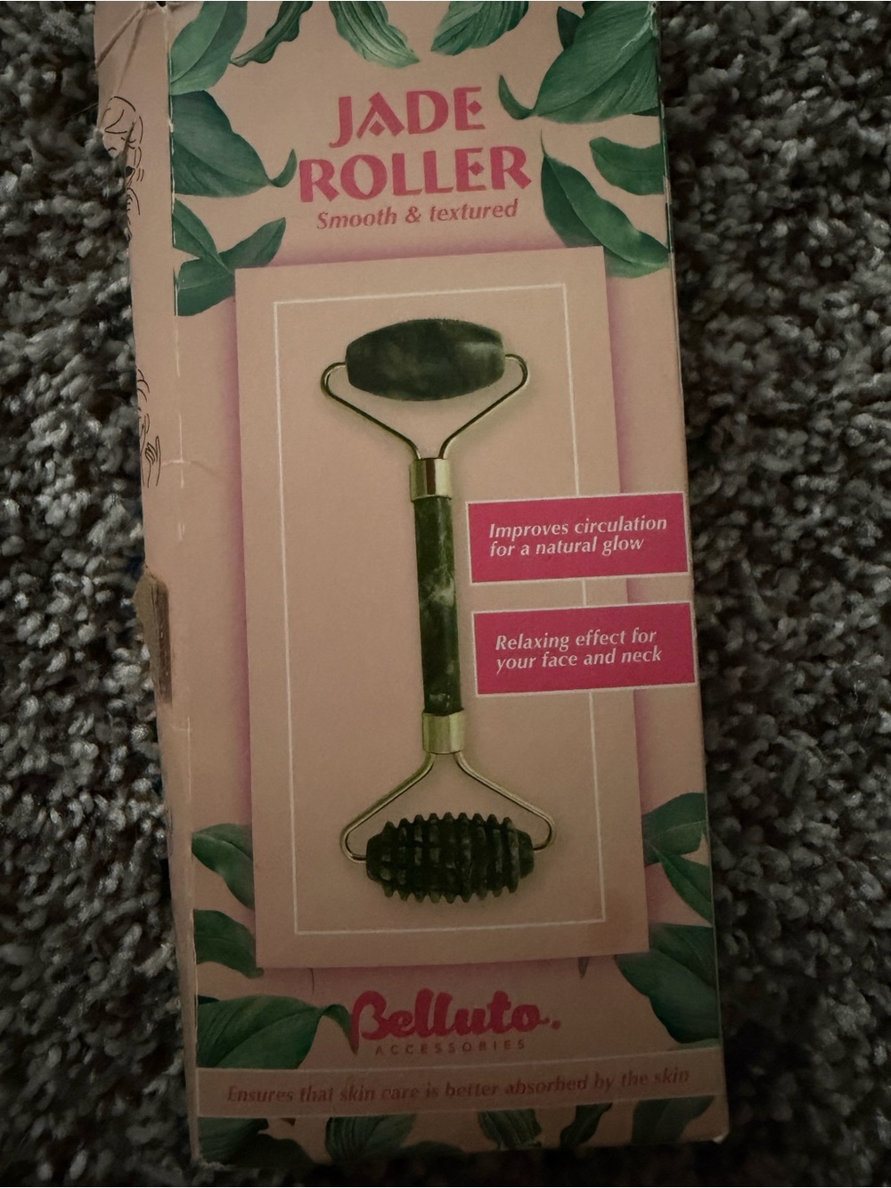 Belluto Jade Roller - Green Jade Facial Roller